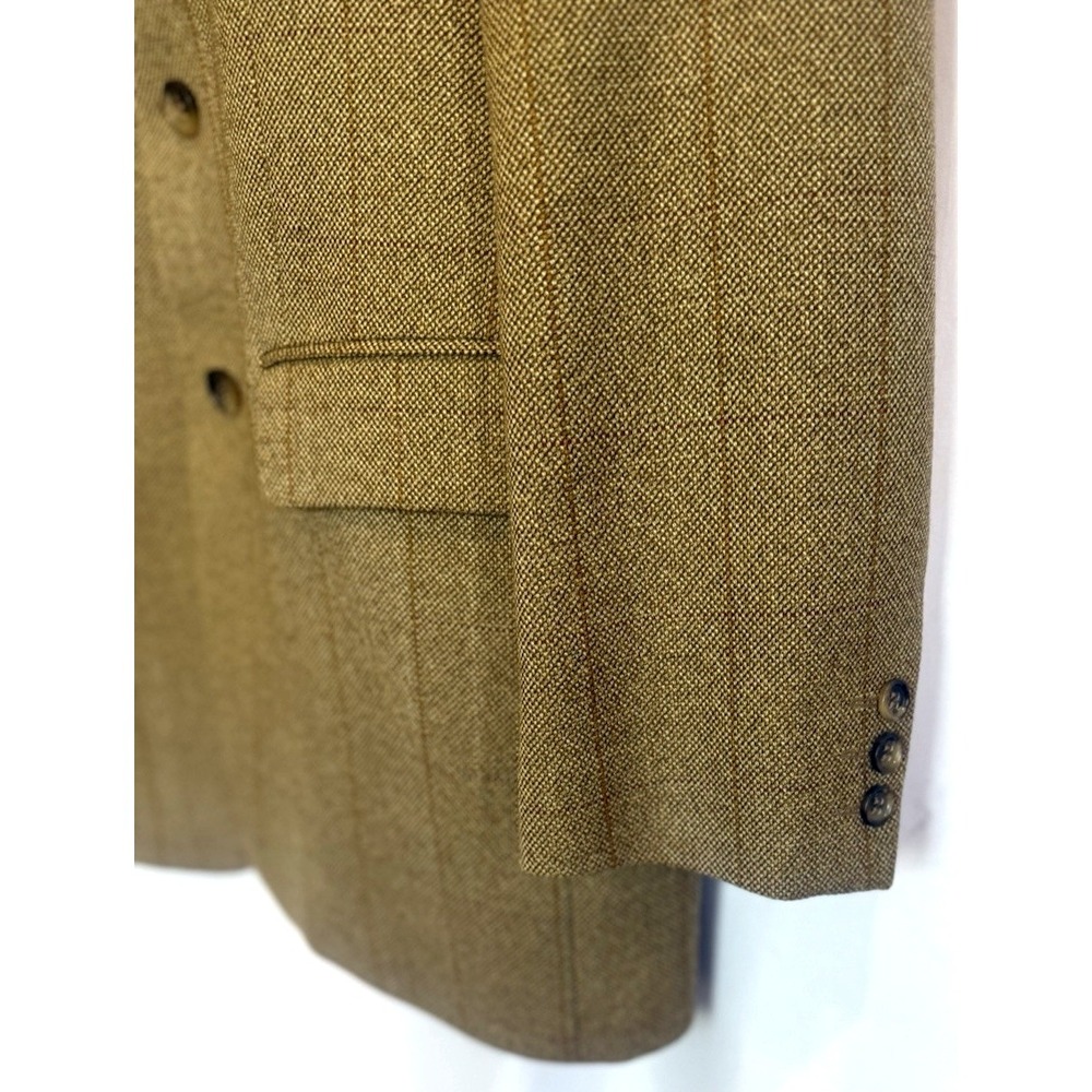 St Michael Marks Spencer Mens‎ Windowpane Wool Cashmere Sports Coat 42L Blazer - Picture 6 of 11
